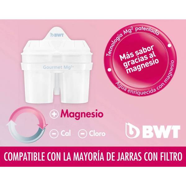 BWT filtro para jarra de agua gourmet edition - Recambios Mollet