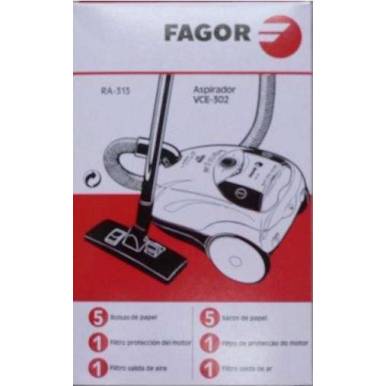 Saco de aspirador Filtro Fagor VCE-302