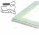 Weatherstripping, Placa da Porta do Refrigerador ZANUSSI mede 570 X 880 mm ZANUSSI - 2