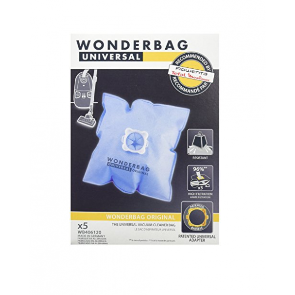 Bolsas de aspiradora universales (x5) Wonderbag WB406120