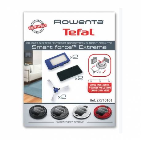 Kit filtres et brosses pour aspirateur balai Rowenta Smart Force Extreme ROWENTA - 1