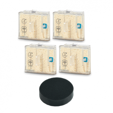 Set 4 Cartuchos Antical + 1 Filtro Aspirador Vapor Rowenta Clean and Steam ROWENTA - 1