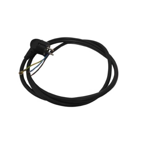 Cable conexión schuko negro 3 hilos 2 metros UNIVERSAL - 1